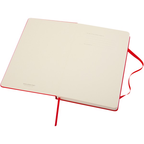 Classic PK hard cover notebook - plain - Scarlet red
