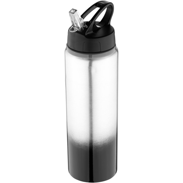 Gradient 740 ml sport bottle - Solid black / Silver