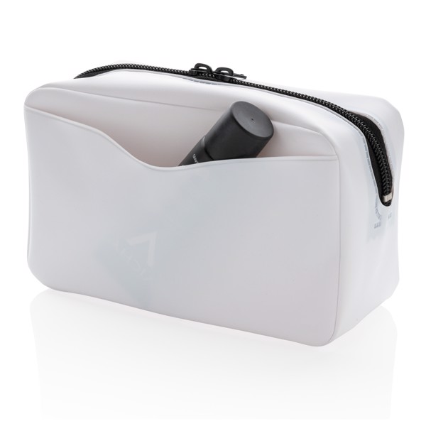 Transparent travel case - White