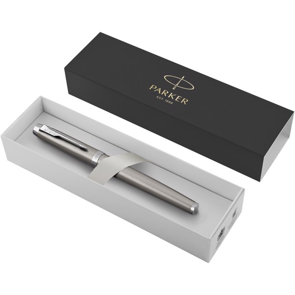 Parker IM rollerball pen (black ink) - Silver