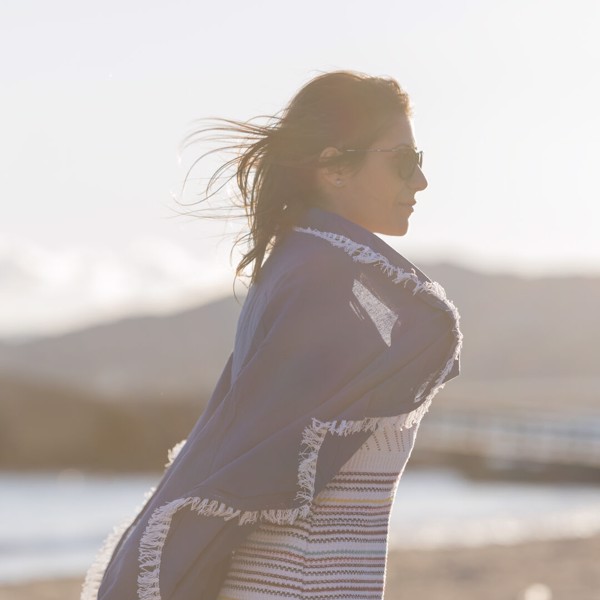 Beach Mat Hansier - White