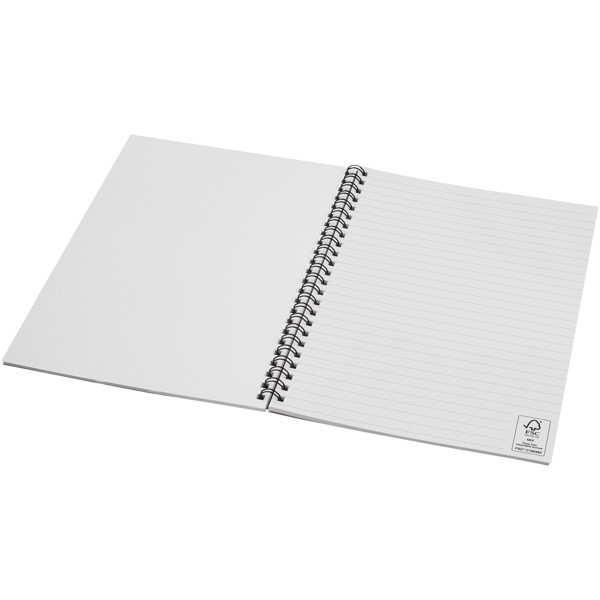 Desk-Mate® A5 colour spiral notebook - Red