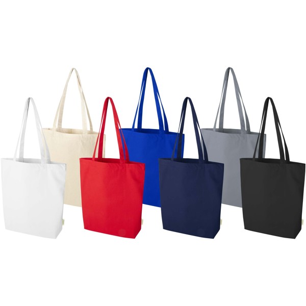 Odisha 270 g/m² OCS organic tote bag 10L - White