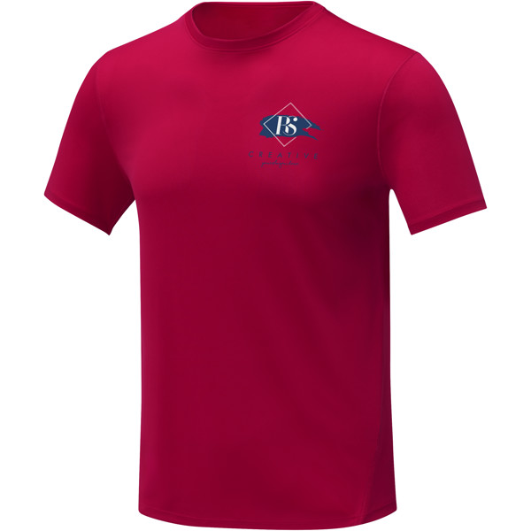 Kratos short sleeve men's cool fit t-shirt - Red / 4XL