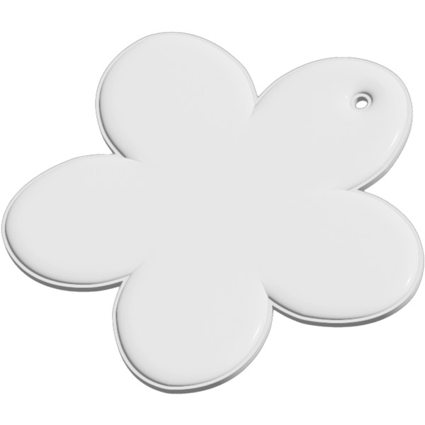 RFX™ H-13 flower reflective PVC hanger - White