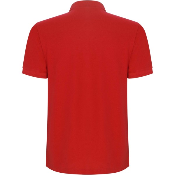 Pegaso Premium short sleeve kids polo - Red / 3/4