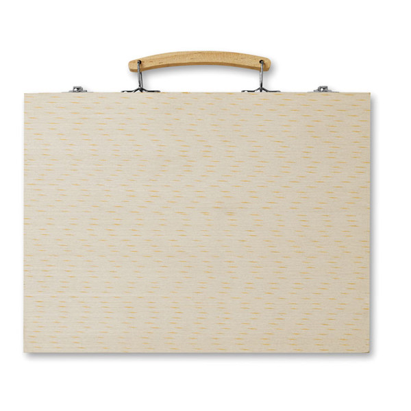 Artist's set in wooden box Genio