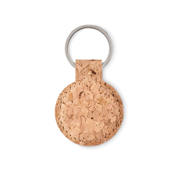 Round cork key ring Cincin