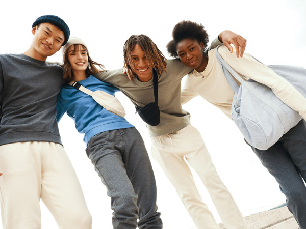 IQONIQ Denali recycled cotton crew neck undyed - Natural Raw / L