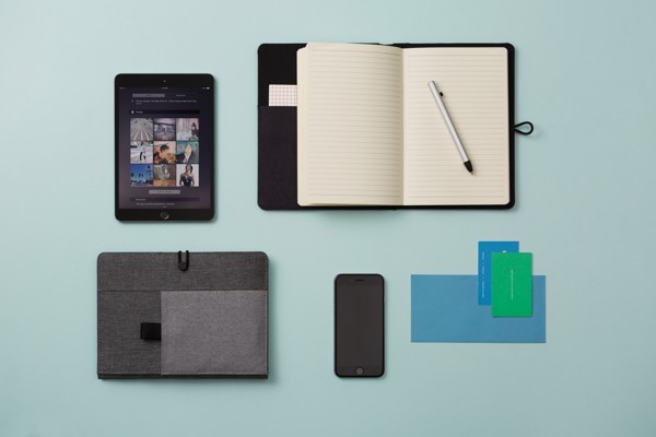 Kyoto obal na poznámkový blok A5 - Šedá