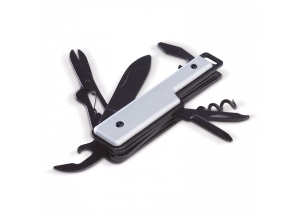 Pocket-knife with 7 functions - Silver