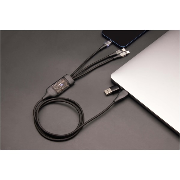 SCX.design C50 5-in-1 fast charging 100W/5A cable with digital display