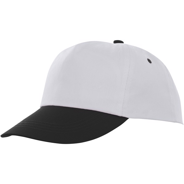 Icarus 5 panel duotone cap - Solid black / White