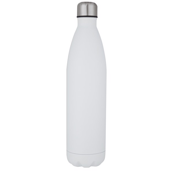 Cove 1 L vacuum insulated stainless steel bottle - White