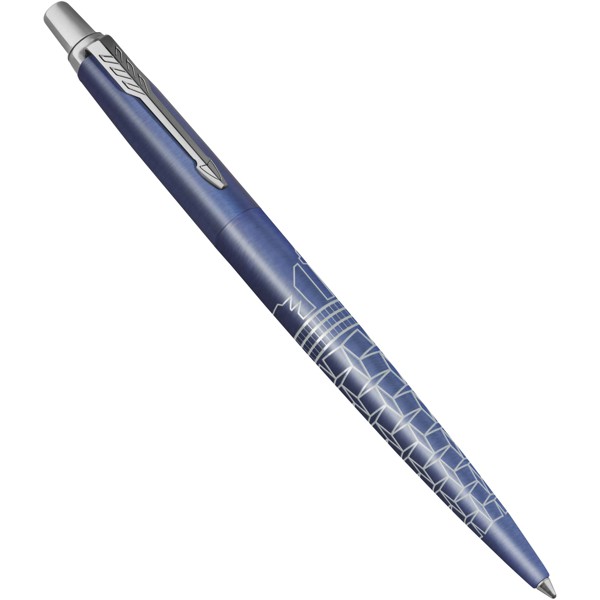 Parker Jotter SE Global Icons colour trim ballpoint pen (blue ink) - Electric Blue
