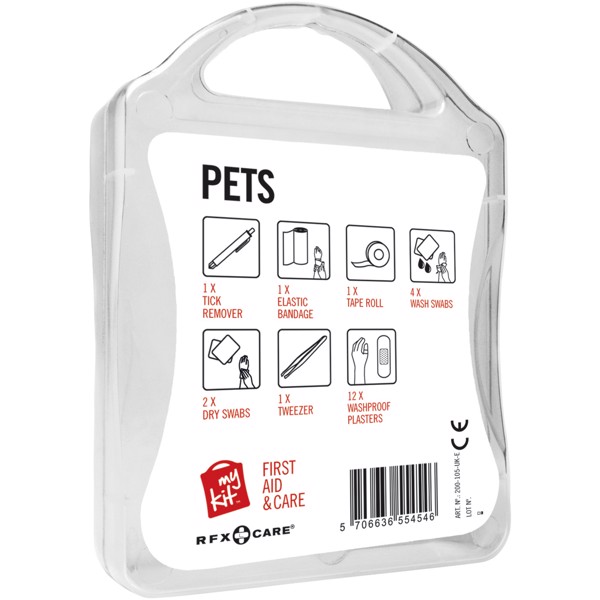 MyKit Kit de primero auxiliios Mascotas - Blanco