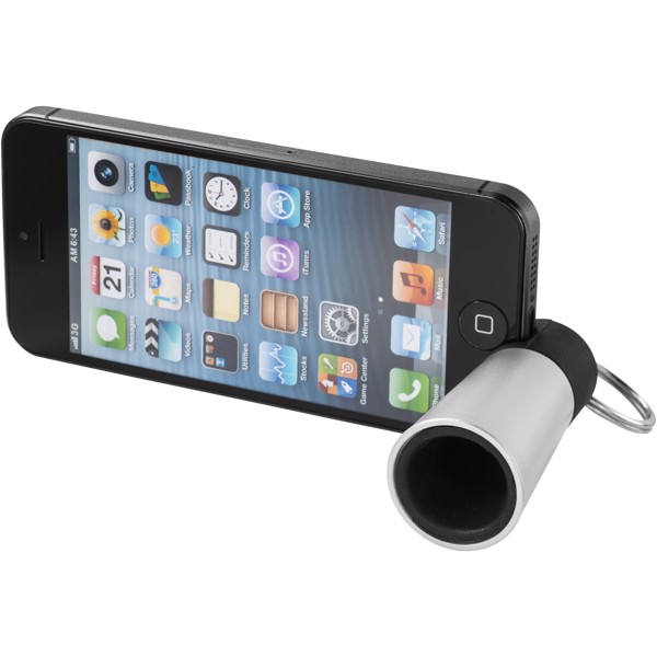 Sonic amplifier and smartphone stand - Silver