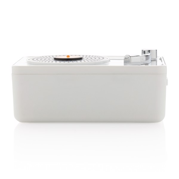 Mini Vintage 3W wireless speaker - White / Black