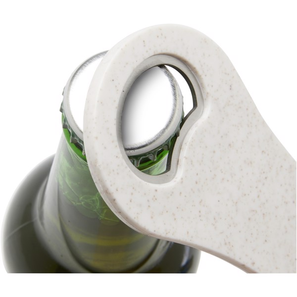 Schyn wheat straw bottle opener - White