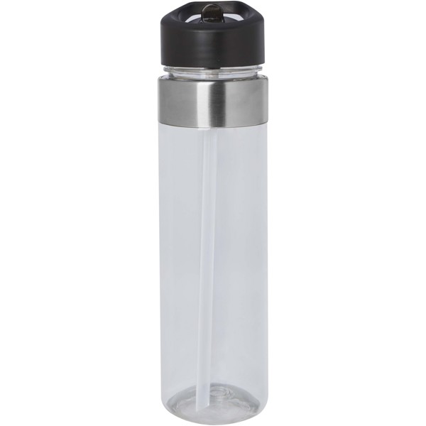 Dylan 650 ml Tritan water bottle with flip spout lid - Transparent Clear