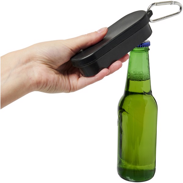 Giles Weizenstroh-Besteckset mit Flaschenöffner - schwarz