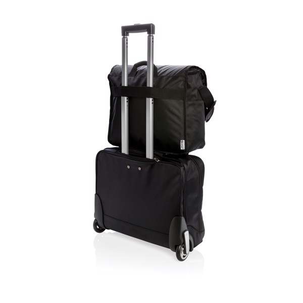 Swiss Peak RFID 15" laptop messenger bag PVC free