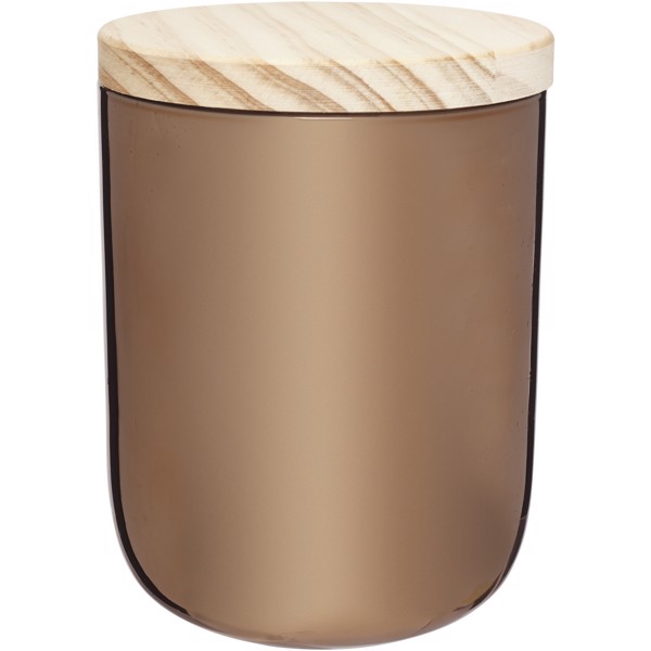 Lani candle with wooden lid