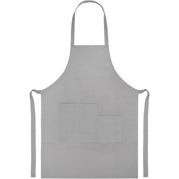 Khana 280 g/m² cotton apron - Grey