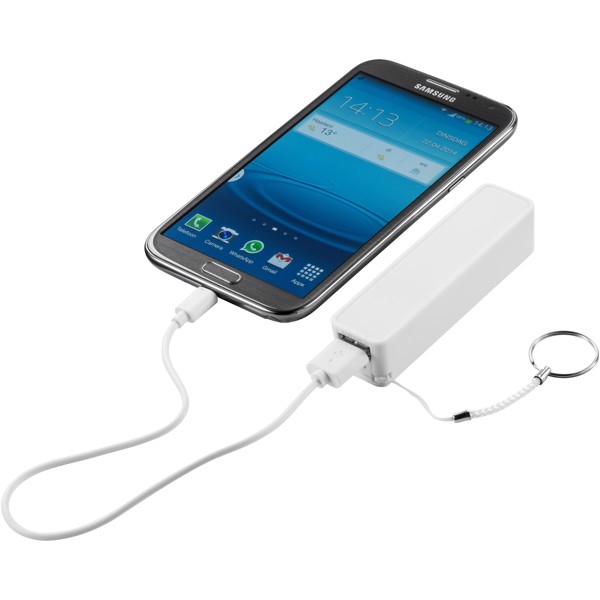 Jive 2000 mAh power bank - White