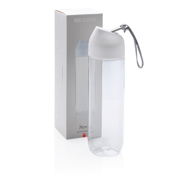 Neva water bottle Tritan 450ml - White / Grey