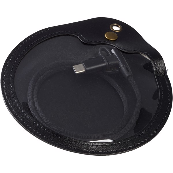 Ecliptic 3-in-1 charging cable - Solid black