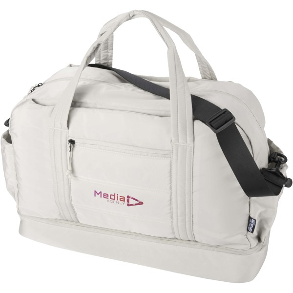 Puffer GRS recycled duffel bag with insulated bottom 30L - Sandstone