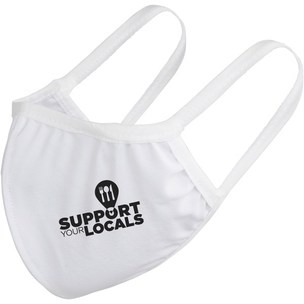 Layton face mask - White