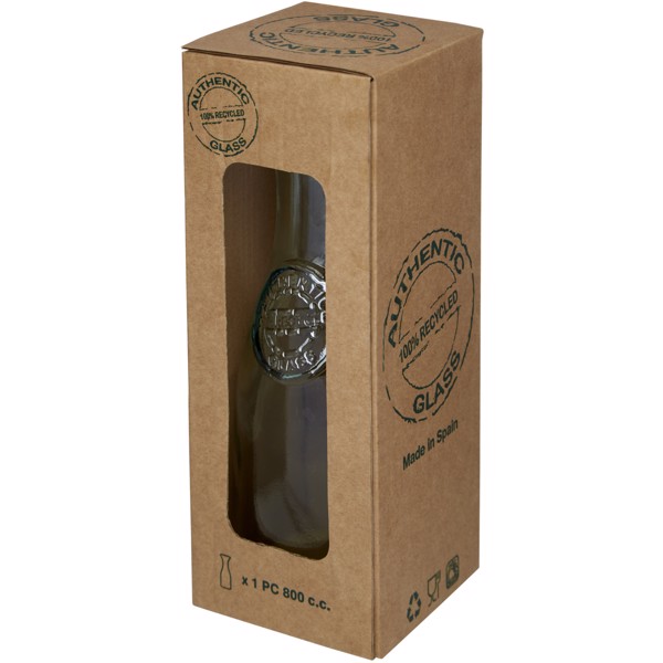 Fresco recycled glass carafe