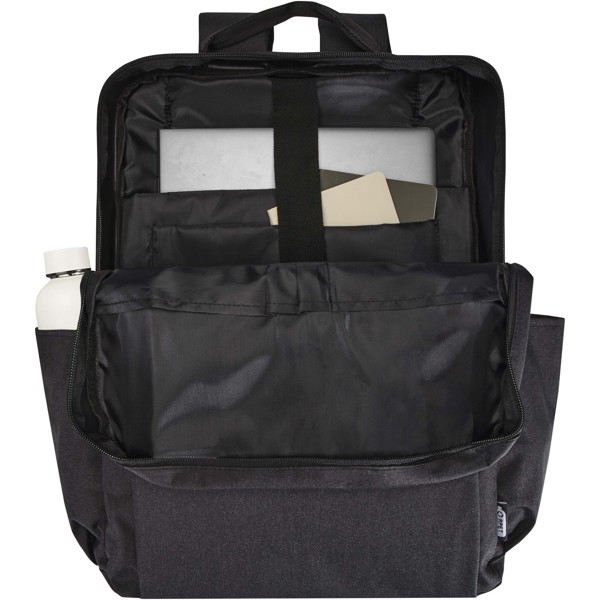 Libra 15” GRS recycled laptop backpack 15L - Heather Charcoal