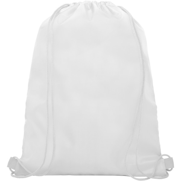 Oriole mesh drawstring bag 5L - White