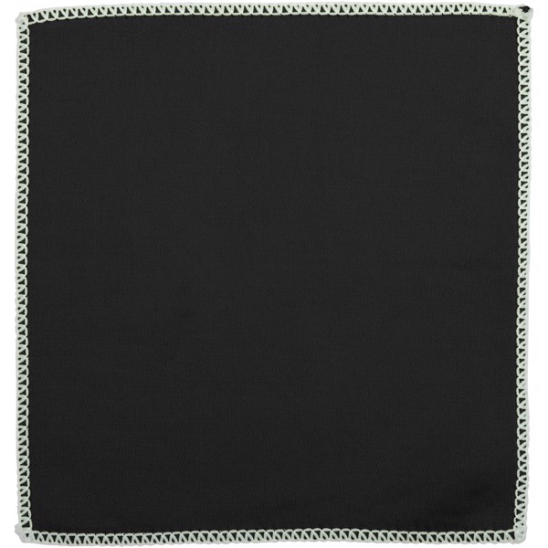 Wiped screen cleaning cloth - Solid black