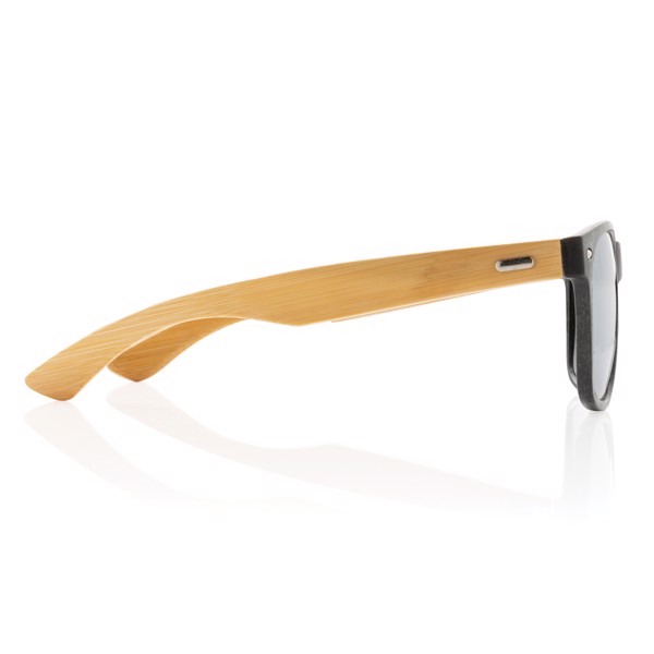 Wheat straw and bamboo sunglasses - Black