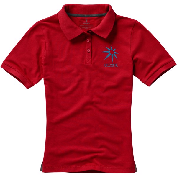 Dámská polokošile Calgary - Červená s efektem námrazy / XL