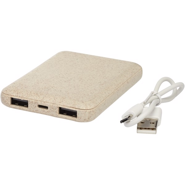 Batería externa de 5000 mAh de paja de trigo "Asama"