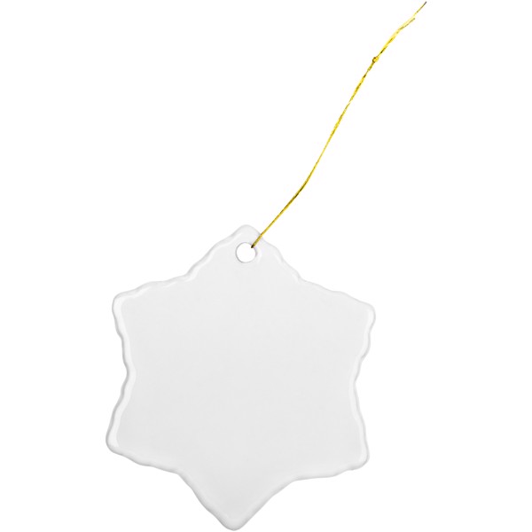 Ceramic christmas ornament