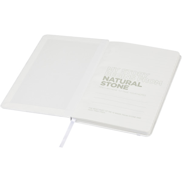 Breccia A5 stone paper notebook - White