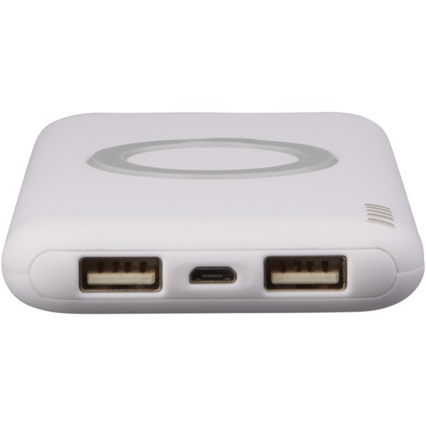 Coma 6000 mAh wireless power bank - White