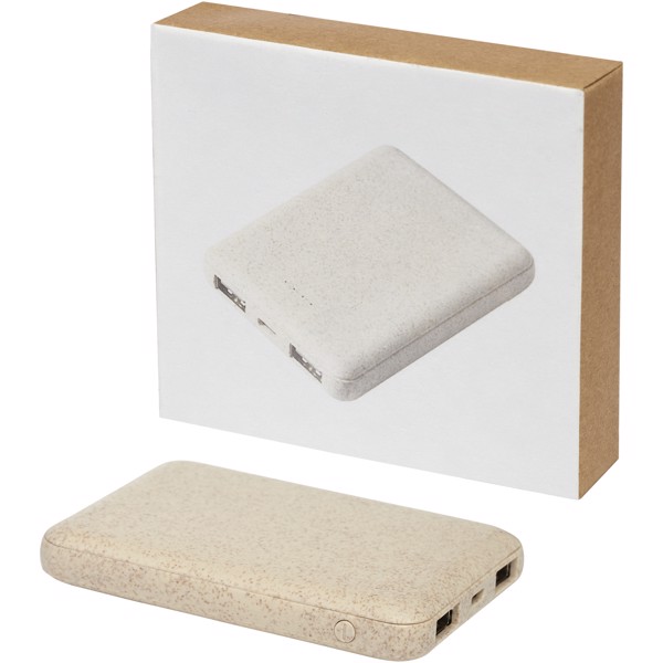 Batería externa de 5000 mAh de paja de trigo "Asama"