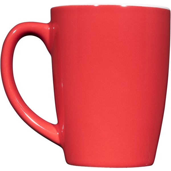 Taza de cerámica de 350 ml "Mendi" - Rojo