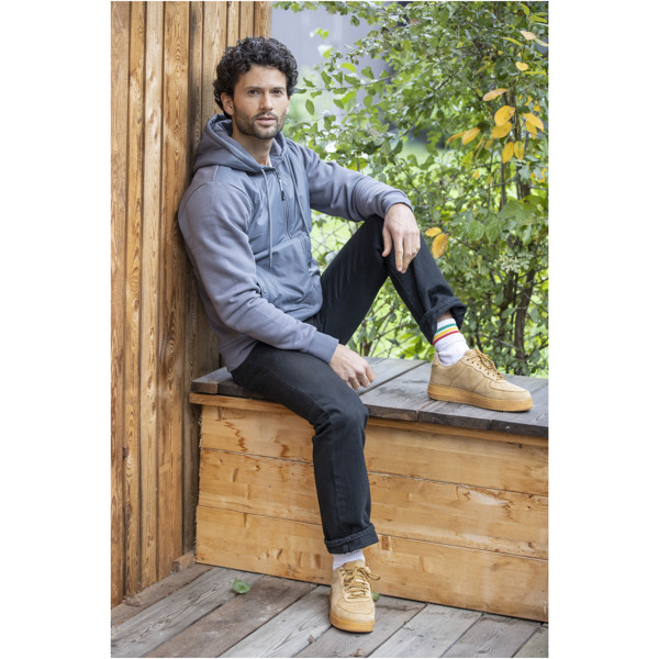 Darnell men's hybrid jacket - Solid Black / 3XL