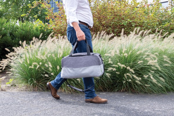 Duo colour RPET RFID weekend bag PVC free