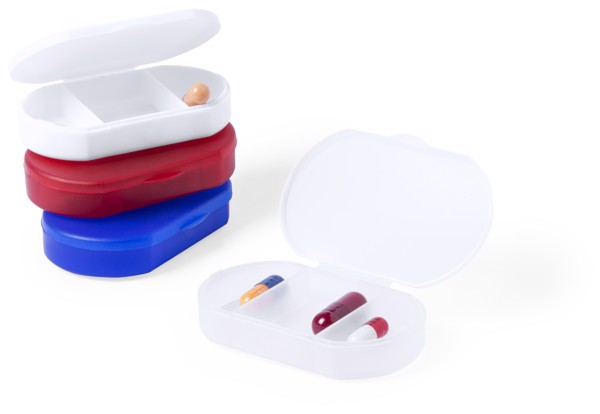 Pillbox Trizone - White