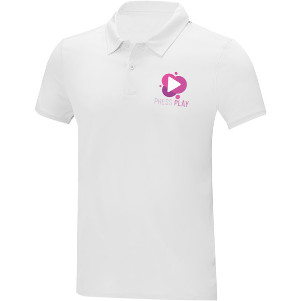 Deimos short sleeve men's cool fit polo - White / XS