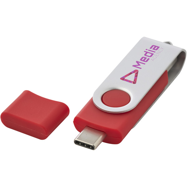 OTG rotate USB Type-C - Red / 2GB